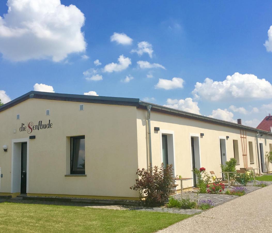 Die Senfbude - Klein Aber Fein - Wunderschoenes Studio-Apartment Mit Terrasse Und Stellplatz لبسيا المظهر الخارجي الصورة